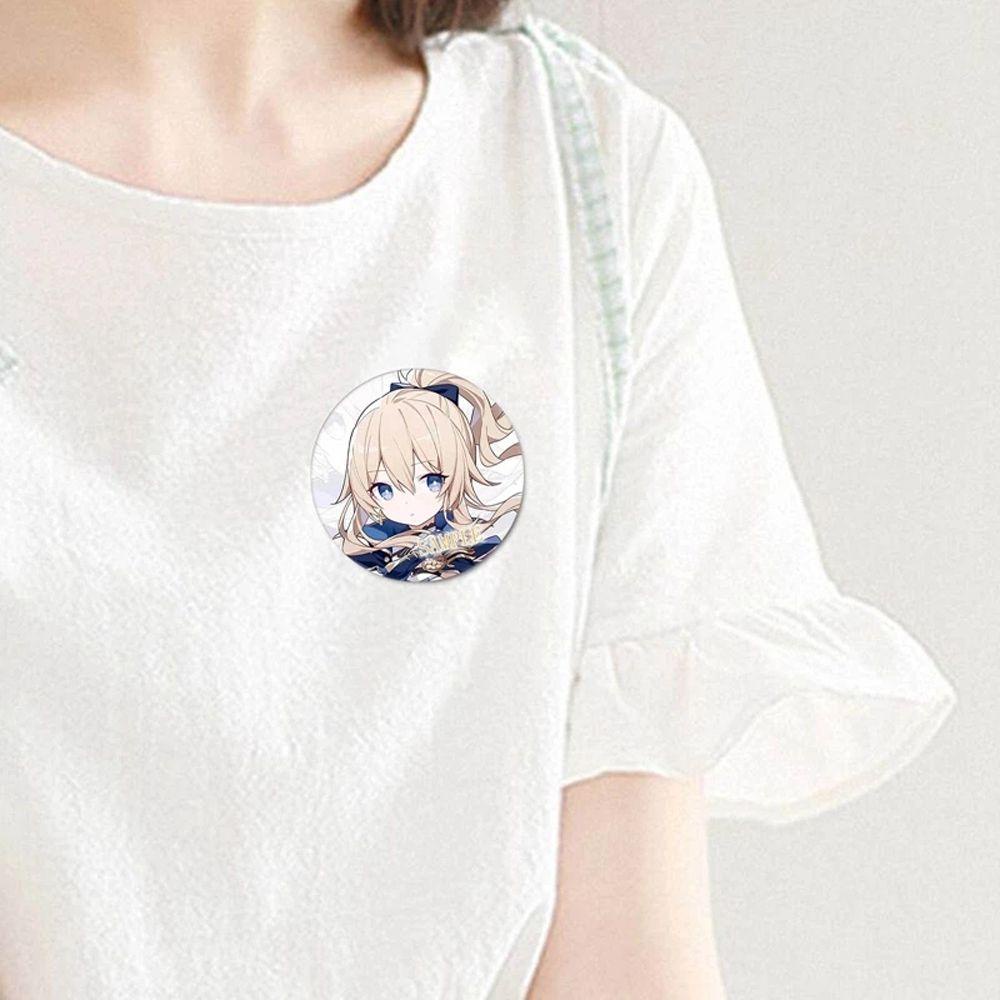 Mmluck Đạo Cụ Ghim Cài Áo Hình Anime Genshin Va Chạm Trang Trí Ba Lô / Ba Lô Làm Quà Tặ