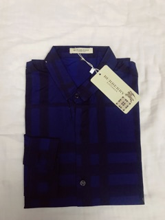 Sơ mi kẻ dài tay burberry