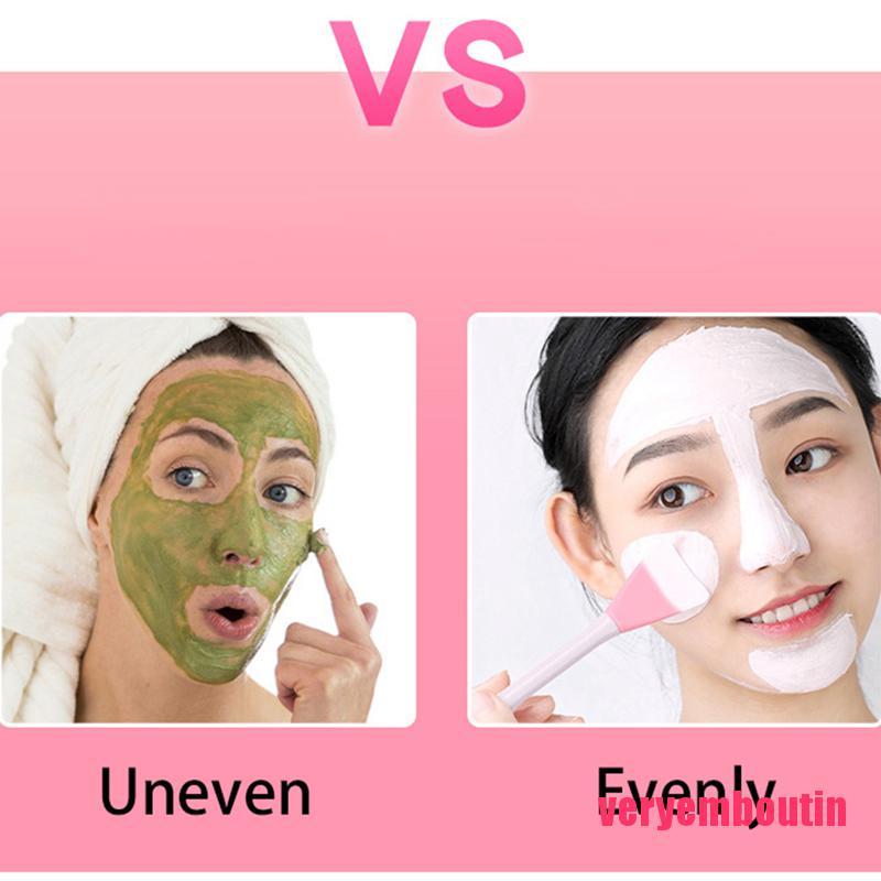 [Hàng mới về] Cọ silicon hai đầu đắp mặt nạ chăm sóc da