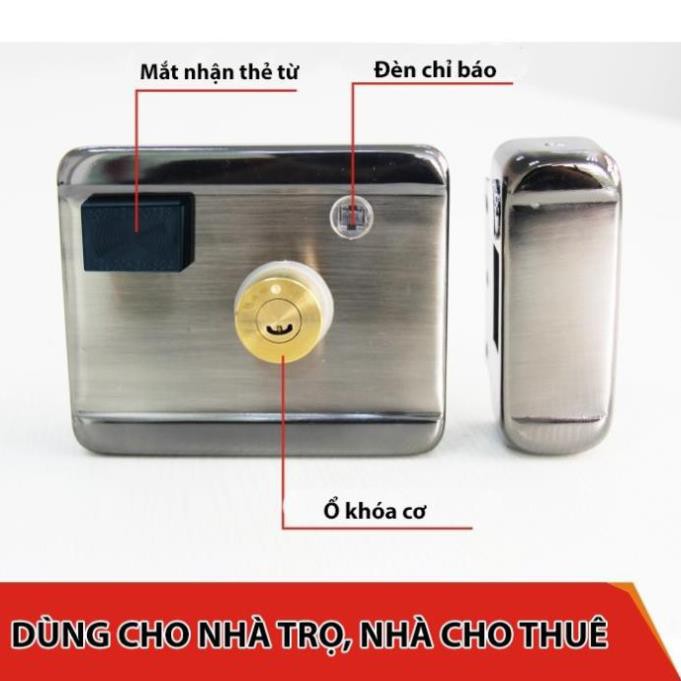 Khóa Cửa Cổng Thẻ Từ RFID cho phòng trọ, nhà cho thuê