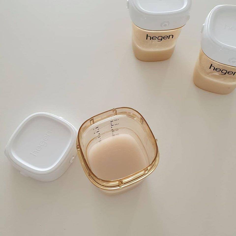Bộ 4 bình trữ sữa Hegen PPSU 150ml White zimbababy