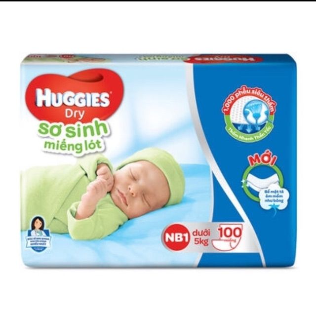 Miếng lót sơ sinh newborn1 100 miếng