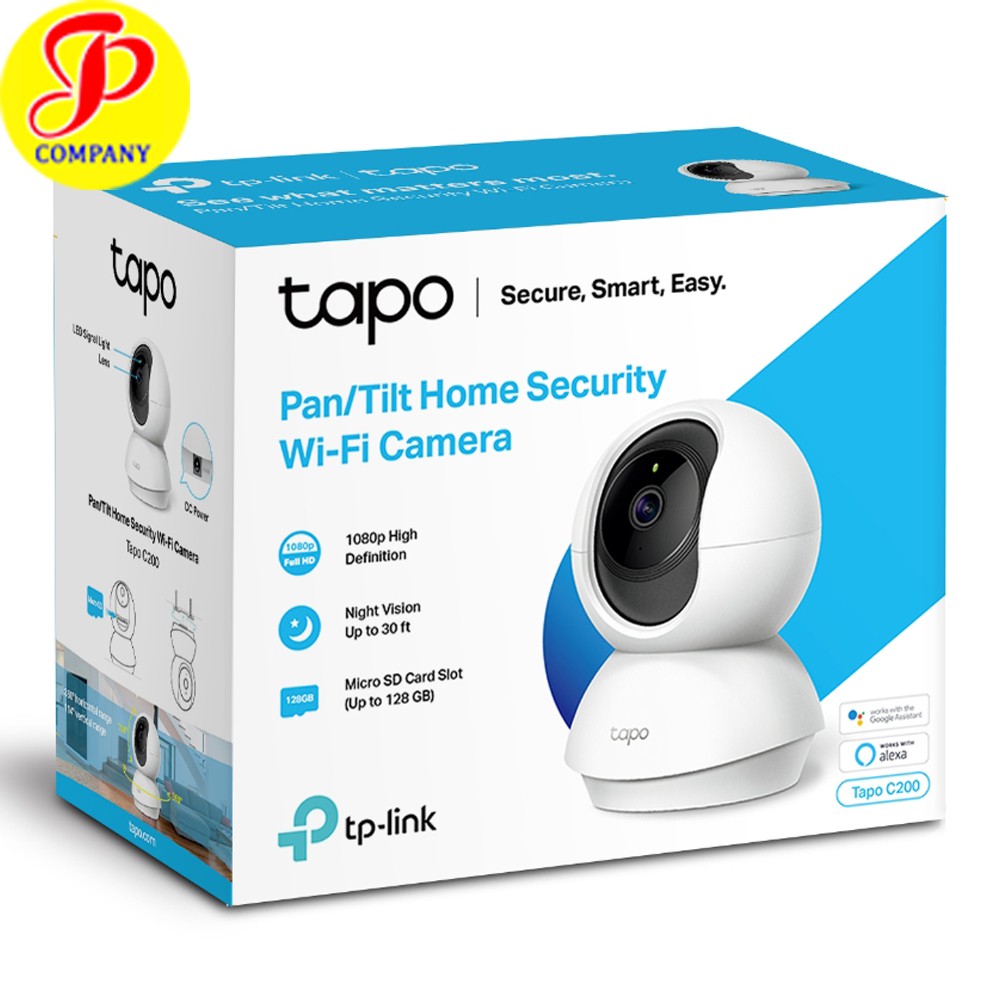 Camera quan sát TP-Link TAPO C200 Full HD 2MP - Chính hãng, bảo hành 2 năm