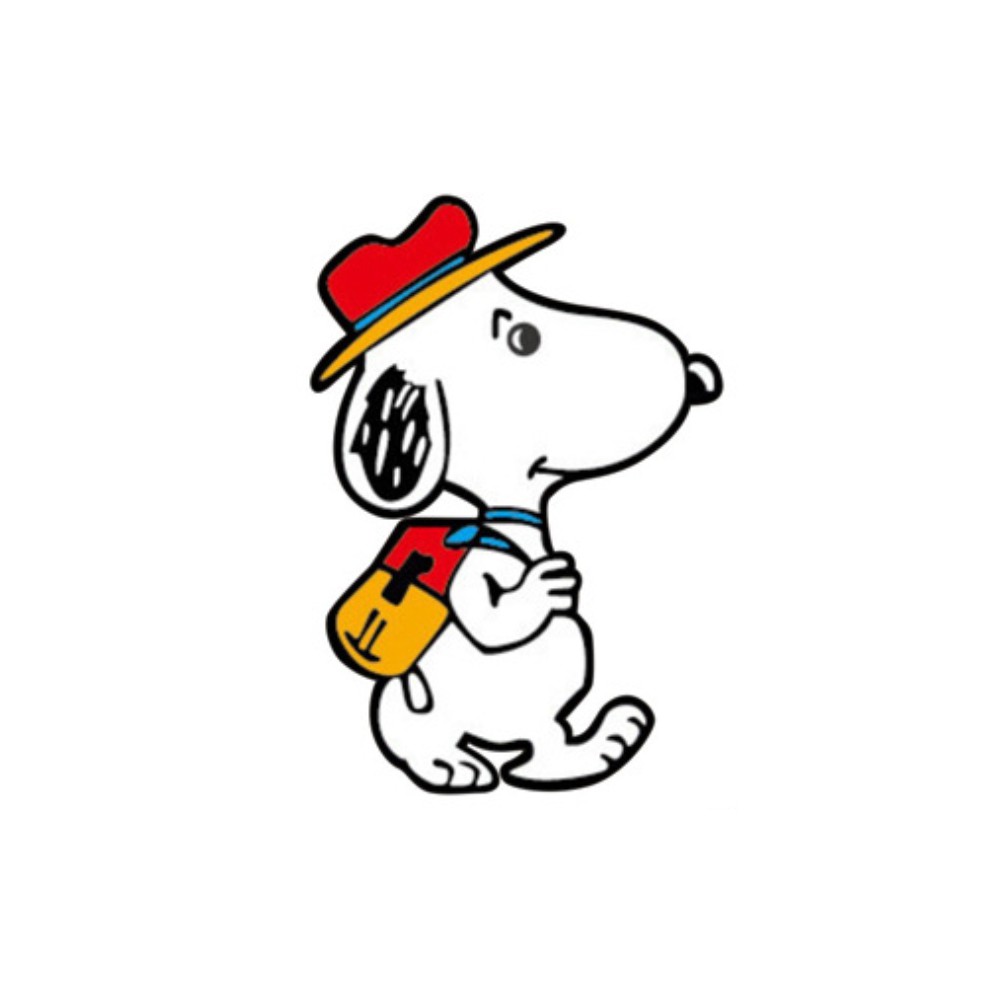 Gim cài gắn cặp, túi, quần áo hình Snoopy hoạt hình