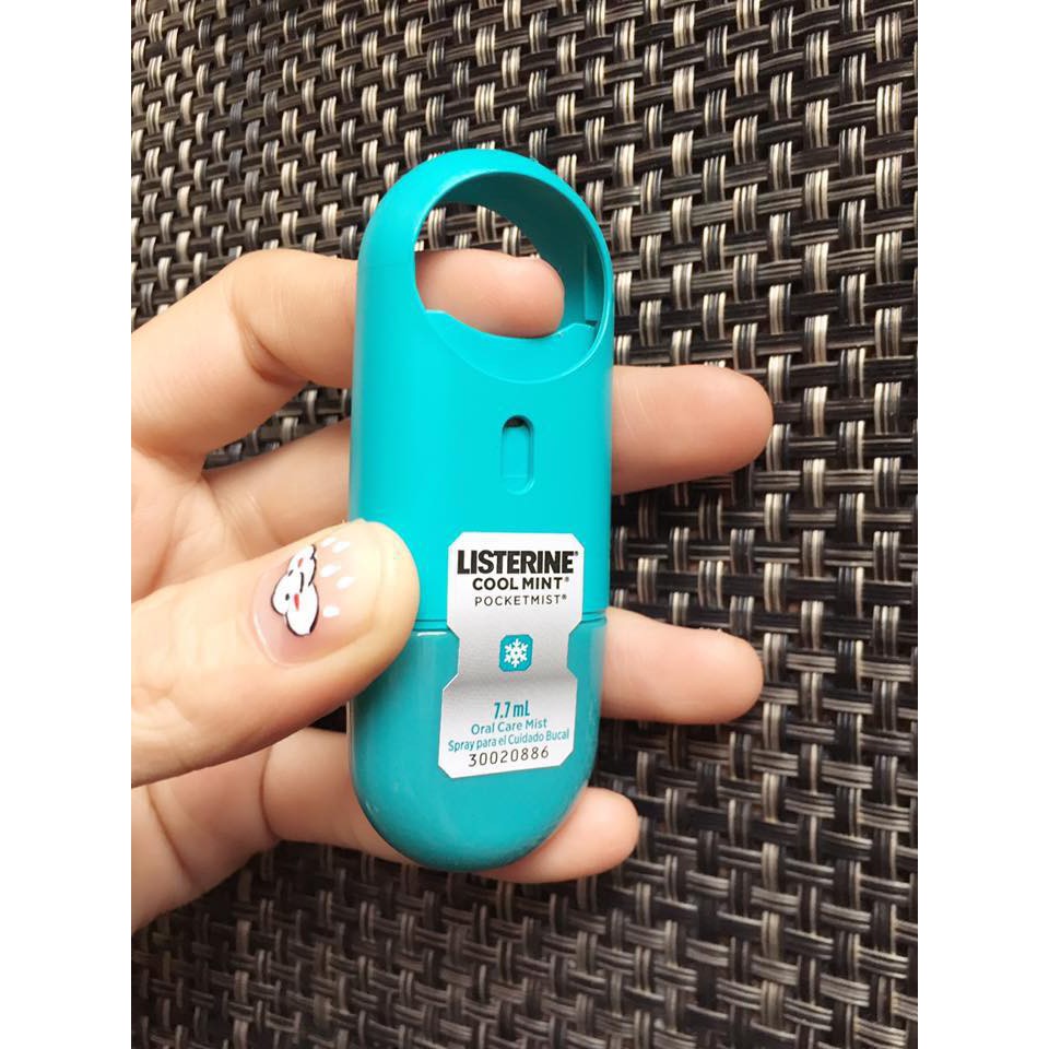Xịt Thơm Miệng Listerine Cool Mint lọ 7,7ml- Mỹ