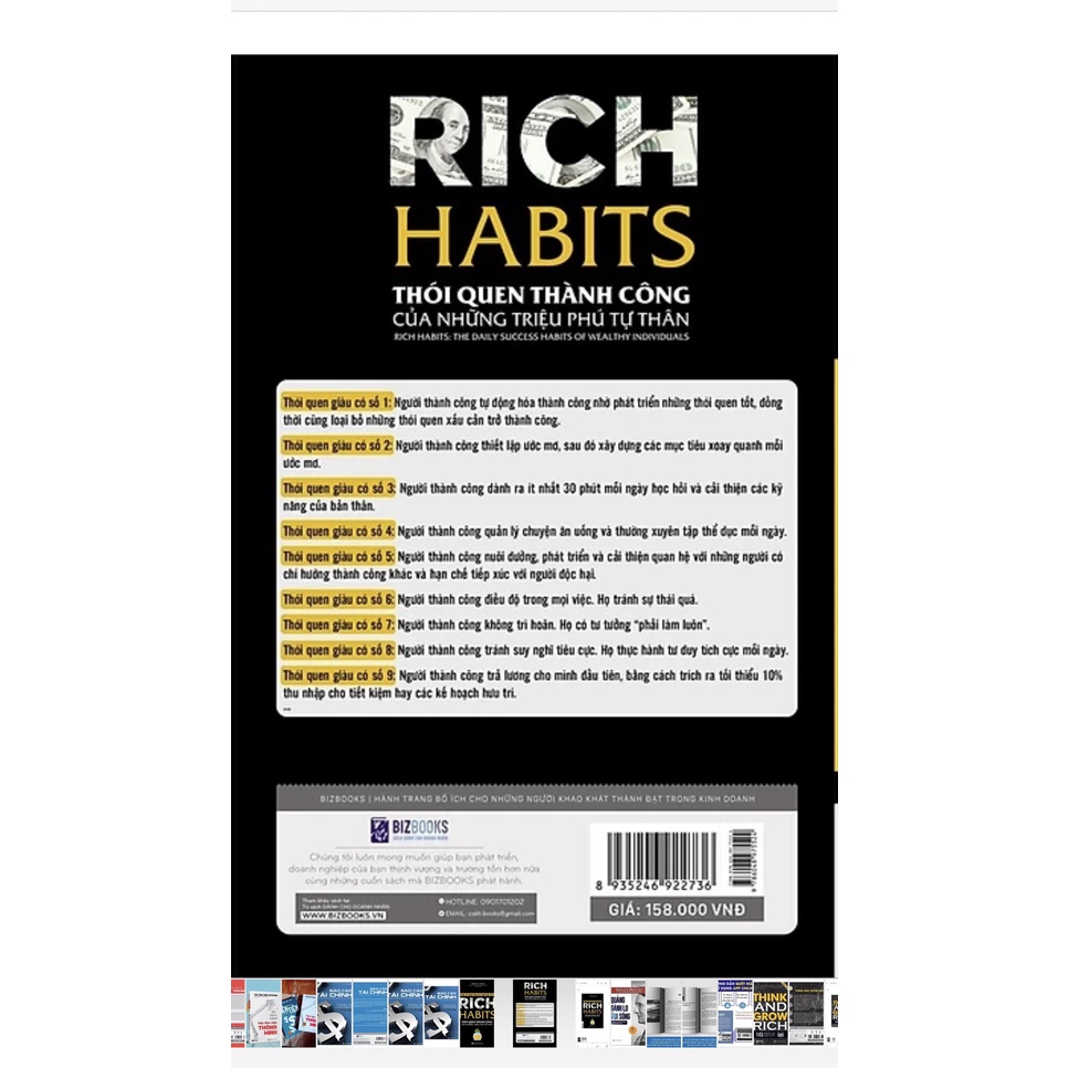 Sách - Rich Habits, Poor Habits: Sự Khác Biệt Giữa Người Giàu Và Người Nghèo