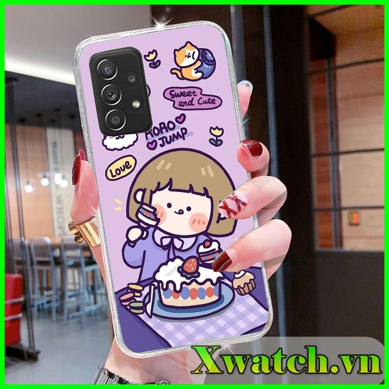 Ốp lưng silicon Samsung Galaxy A33 A13 A23 A03 Core A53 A73 S21 Fe A02s A03s A12 A22 M12 M32 A02 M02 in hình Jumb