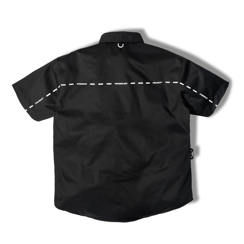 Áo Sơmi Tay Ngắn 5THEWAY trong bộ sưu rập street vocabulary - Short Sleeve Shirt Black