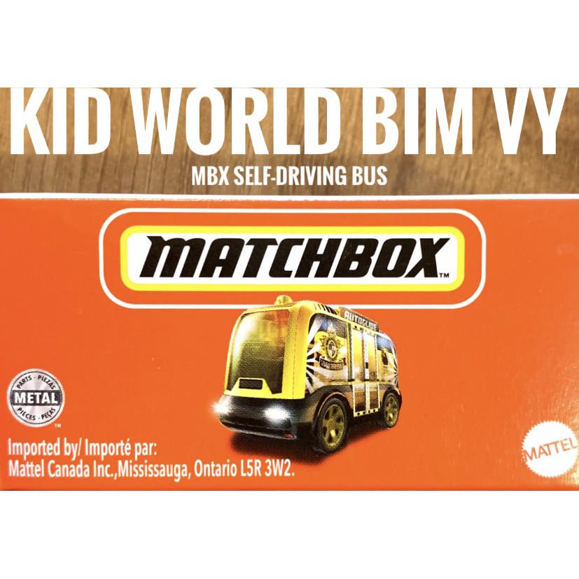 Xe mô hình Matchbox Box MBX Self-Driving Bus 28/100.