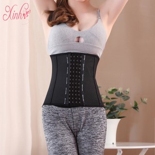 Đai Nịt Bụng Latex 25cm Thông Hơi, Nịt Bụng Latex Giảm Eo, Xương Inox, Chống Cuộn