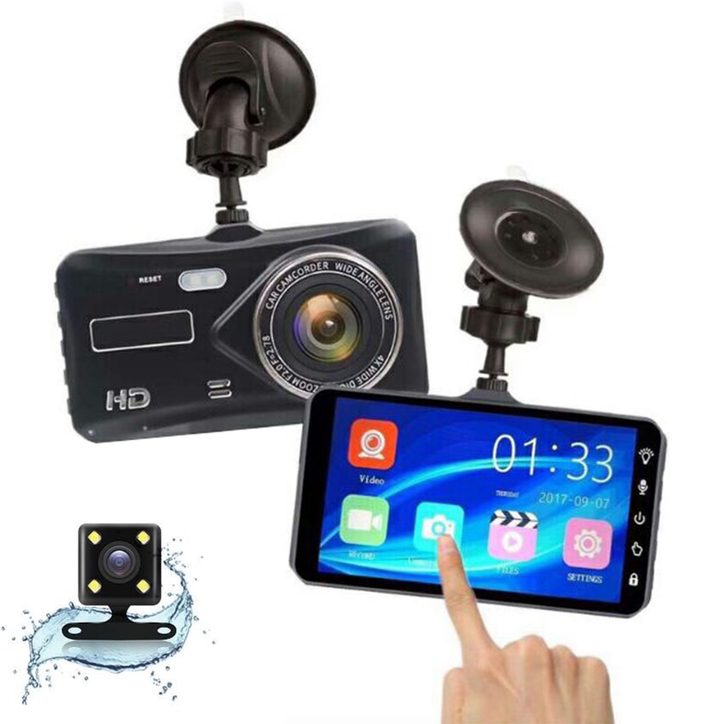 Camera hành trình X4 Full HD kèm thẻ nhớ 32GB, màn hình cảm ứng, quay đêm rõ nét, Bảo Hành 12 Tháng 1 đổi 1