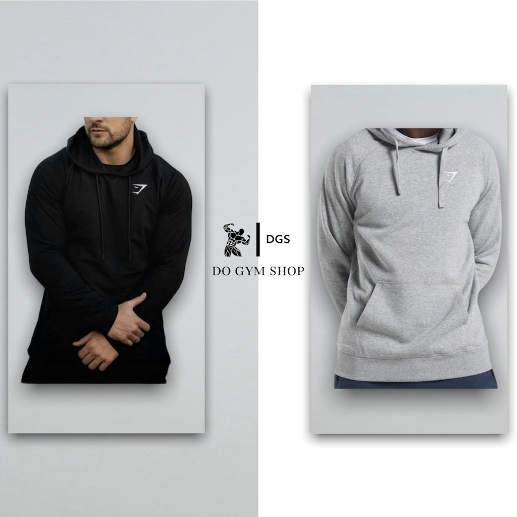 Áo khoác hoodie nam thể thao DO GYM SHOP logo thêu chắc chắn, chất vải dày dặn