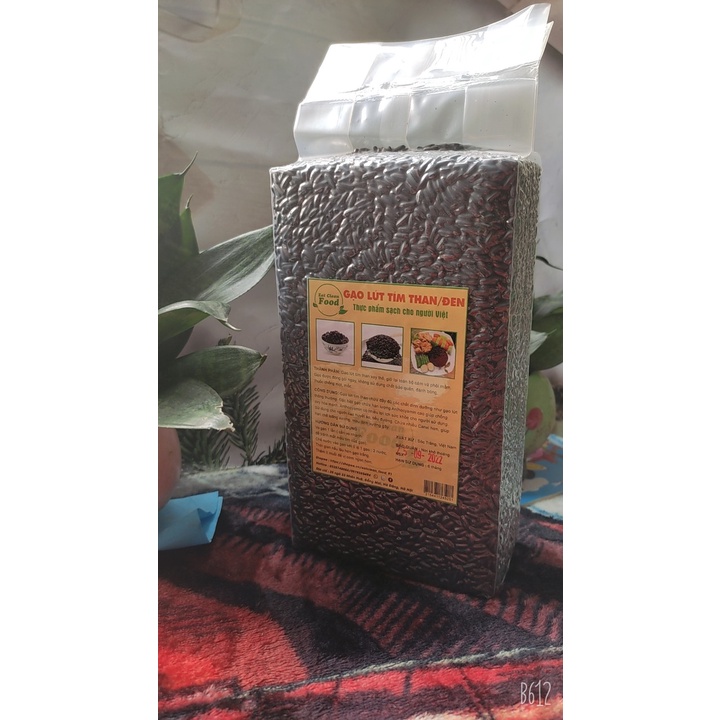Combo 2kg Gạo lứt đen/tím than dẻo không cần ngâm phù hợp ăn kiêng giảm cân eatclean (2kg)