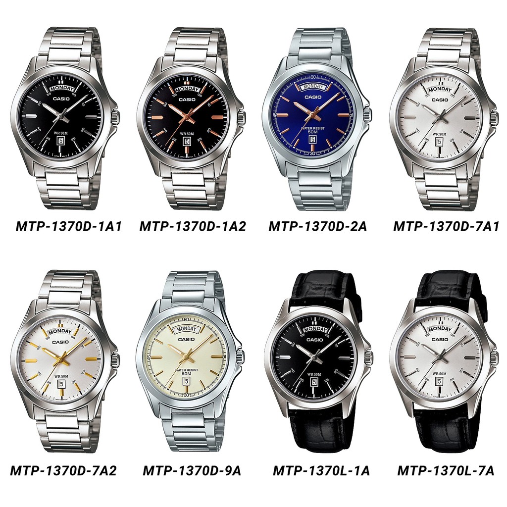 Đồng hồ nam chính hãng Casio Anh Khuê MTP-1370