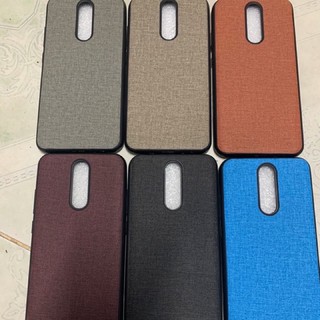 Ốp lưng Xiaomi redmi 8A dẻo đen ốp vải