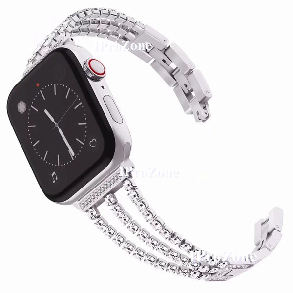 [Mã 2404EL10K giảm 10K đơn 20K] ( Woman ) Dây đeo đính đá thời trang cao cấp Apple Watch