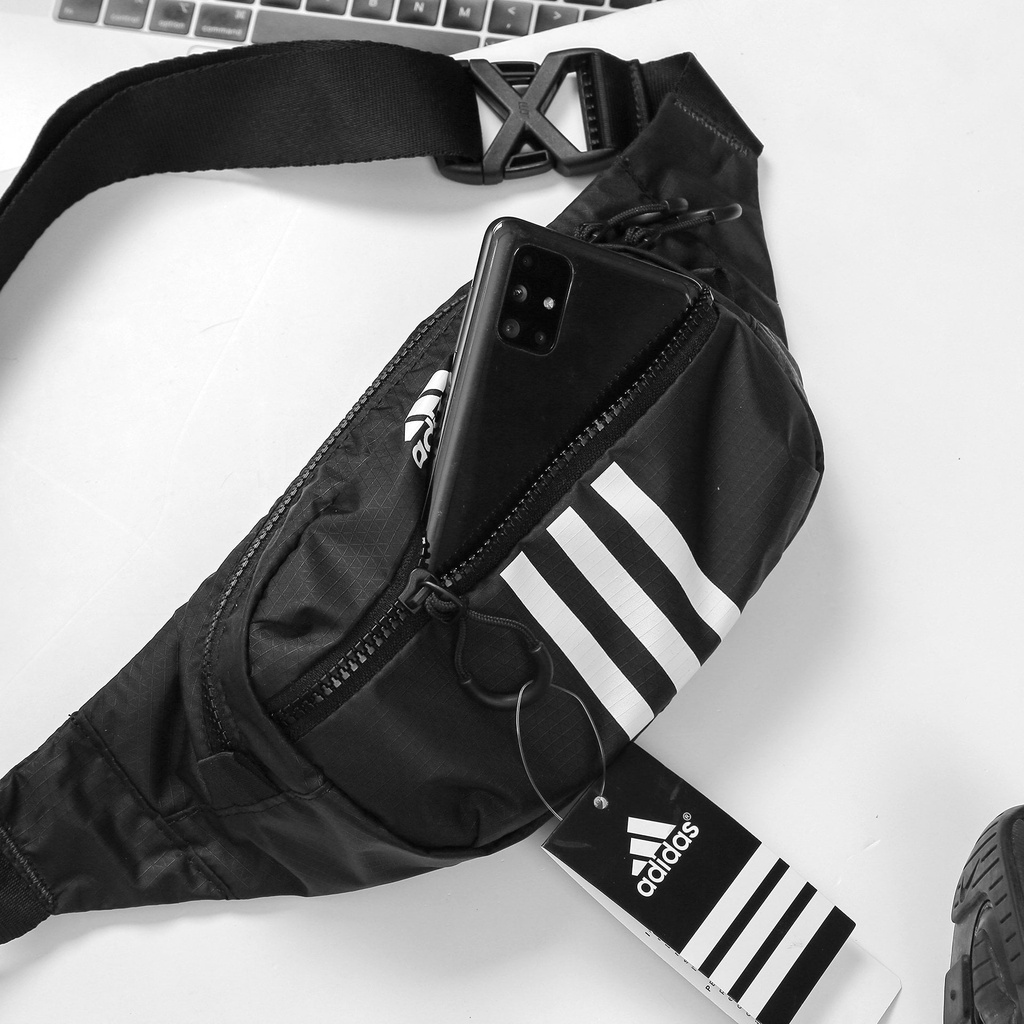 Túi đeo chéo ,Bao tử Thời trang nam cao cấp Giá rẻ Chống nước,Chống bám bụi đi chơi du lịch Adidas Sample 3Triples Alumi