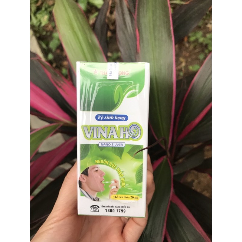 Xịt họng Vinaho Thái Duơng- Vệ sinh họng, giảm ho
