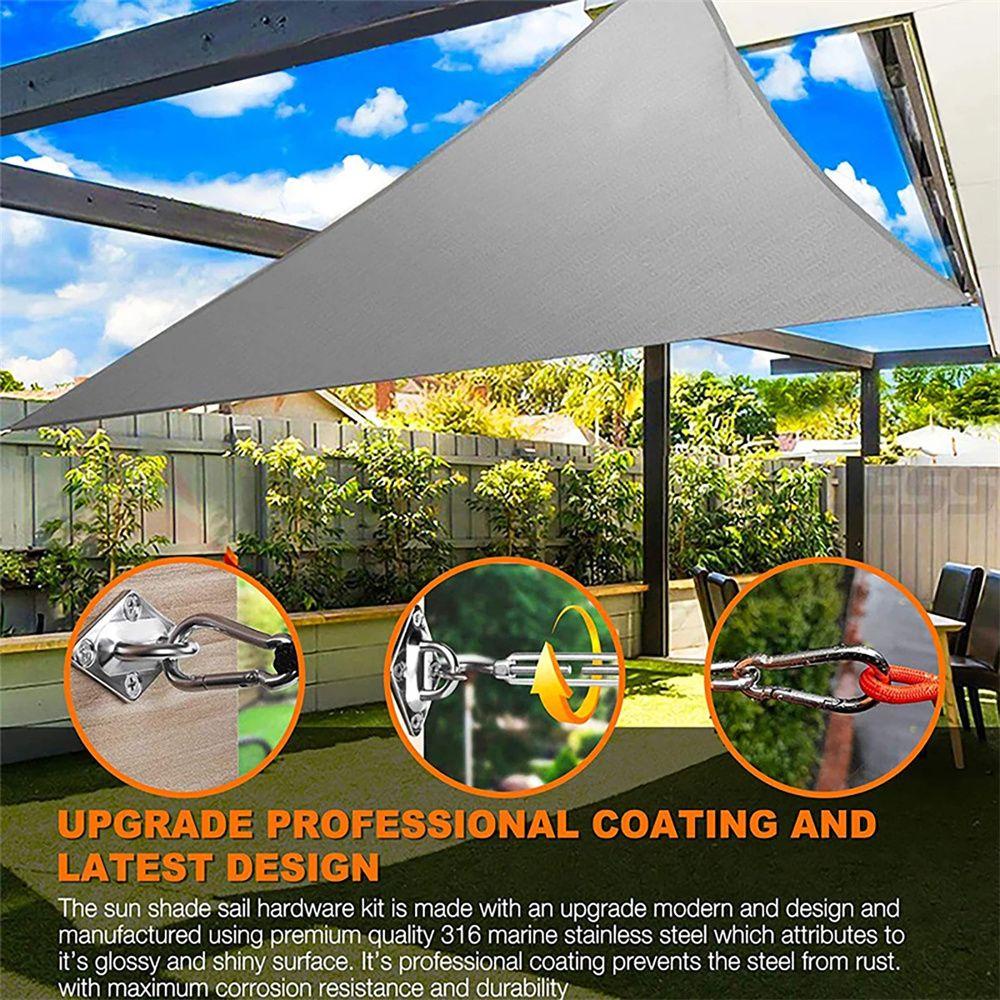 LANSEL Bộ Kẹp Cố Định Mái Hiên Sân Vườn Bằng Thép Không Gỉ