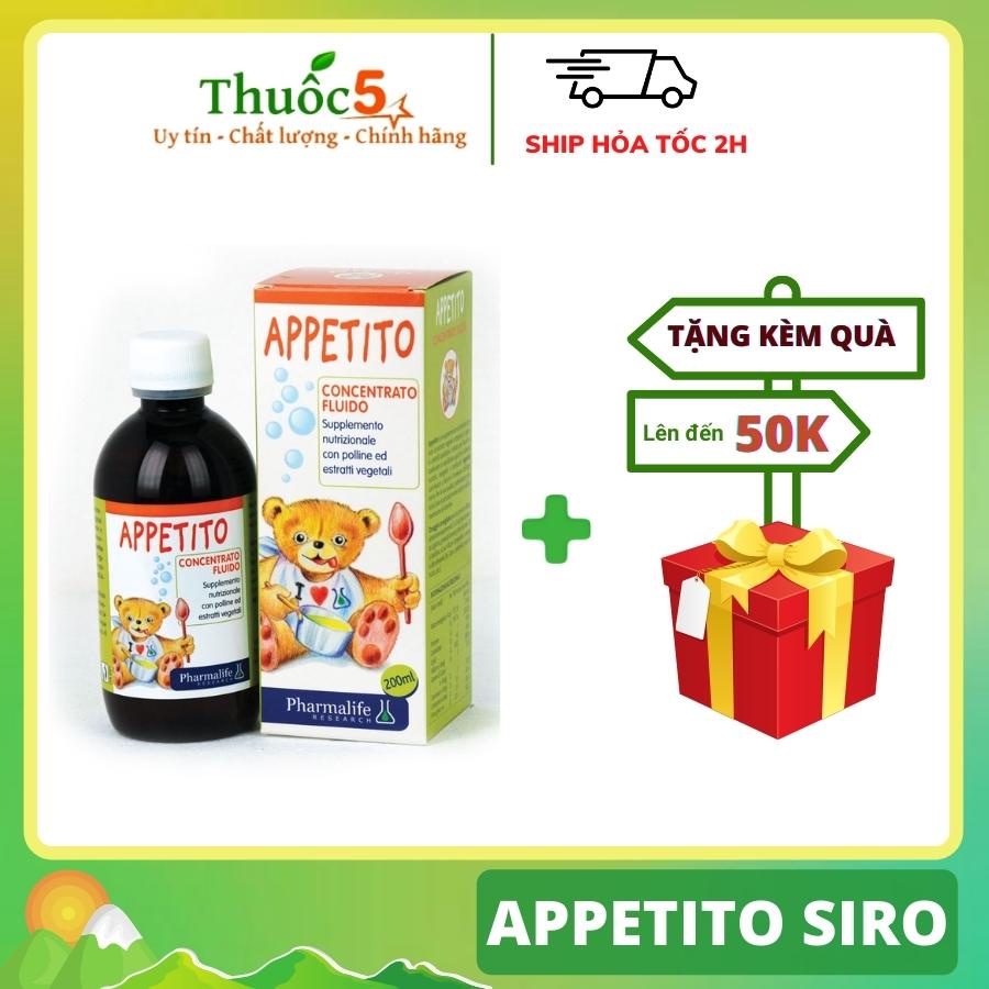 Fitobimbi Appetito Siro Ăn Ngon cho bé Hỗ Trợ Tăng Cường Tiêu Hóa, Hấp Thu Dưỡng Chất Cho Trẻ Hộp 200ml