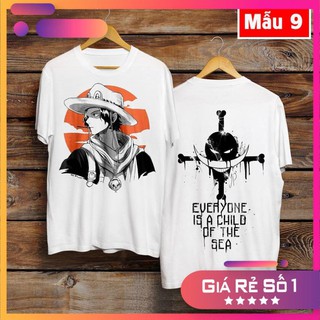 BST áo thun unisex One Piece mùa hè thời trang phong cách Nhật Bản cực ngầu giá siêu rẻ