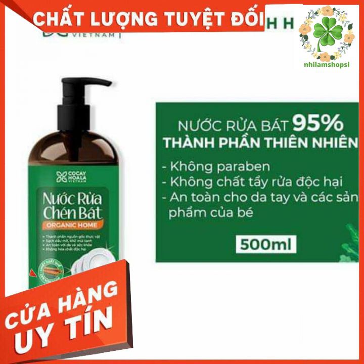 NƯỚC RỬA CHÉN ORGANIC Cỏ cây hoa lá