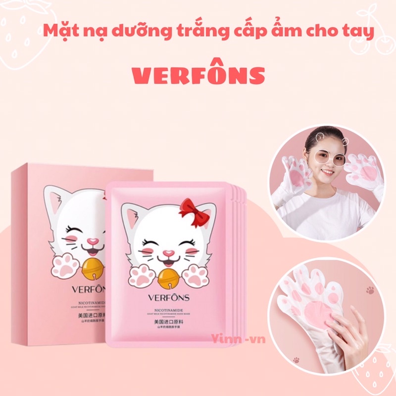 Mặt nạ ủ TAY dưỡng trắng chống lão hoá giảm nhăn cấp ẩm DỄ THƯƠNG nội địa Trung