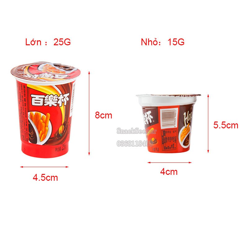 [FREESHIP 50K] Bánh Que Socola Cốc ăn vặt - Đồ ăn vặt Trung Quốc - Snackseeker- Bánh Que chấm sốt Socola siêu ngon