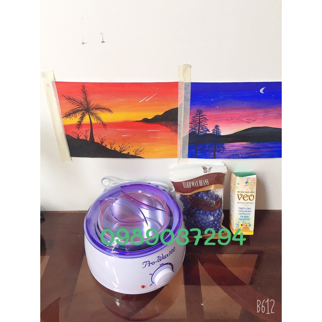 Combo Triệt Lông Vĩnh Viễn Sáp Wax Loại 1 Tại Nhà - Tặng sẵn que gỗ | BigBuy360 - bigbuy360.vn
