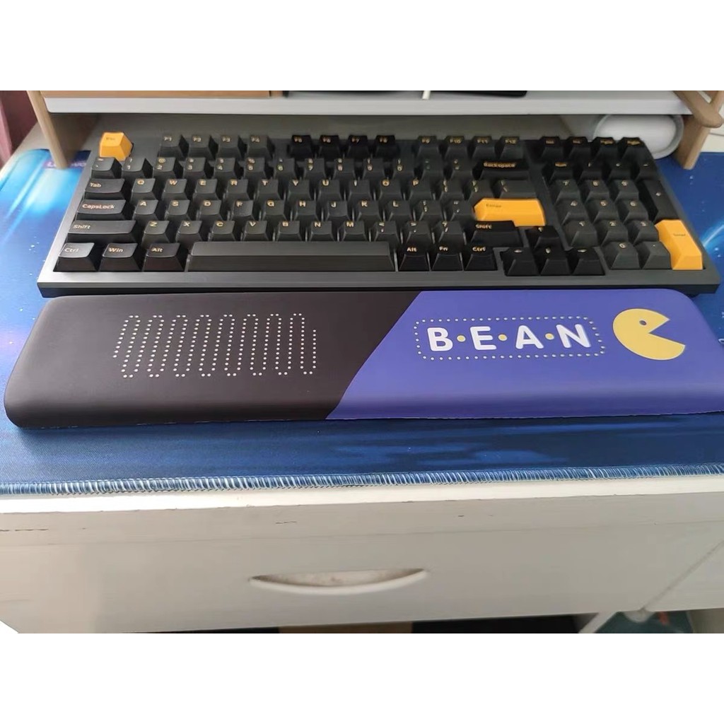 Cute memory foam keyboard holder, wrist mouse pad, creative office