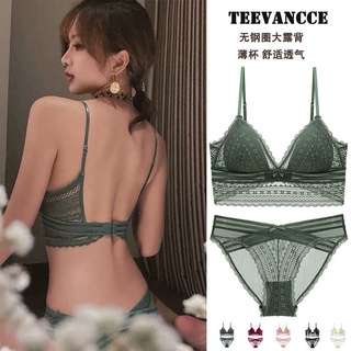 Bộ đồ lót không gọng phối ren quyến rũ dành cho nữ