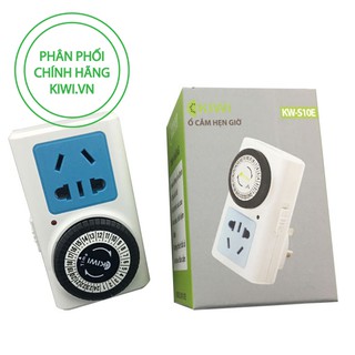 Ổ cắm hẹn giờ cơ học Kiwi S10E
