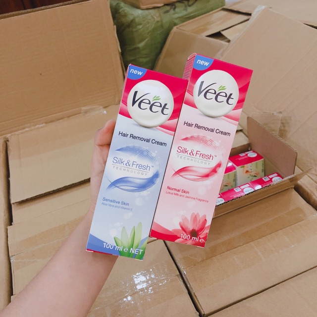 Kem Tẩy Lông Veet Pháp 100ml Silk Fresh GTSTORE94 | WebRaoVat - webraovat.net.vn