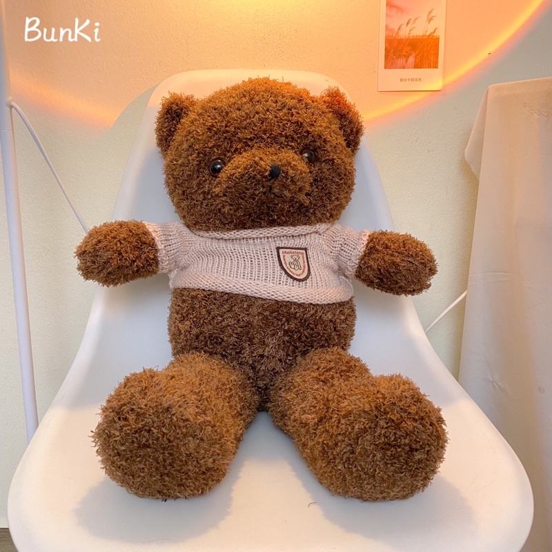 GẤU BÔNG BOBBY BROWN 60CM CAO CẤP BUNKI