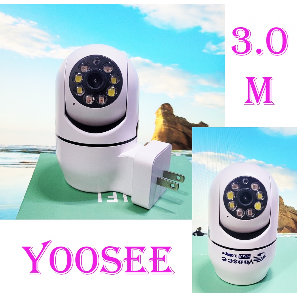 (Mới) Camera 3.0 Yoose Cắm Điện 220V – Camera Xoay 360 Độ