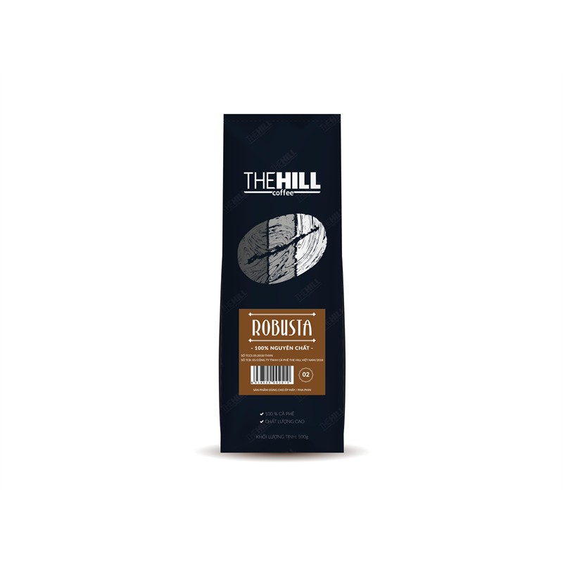 Cà Phê The Hill 100% Robusta 2 500g ( Túi)