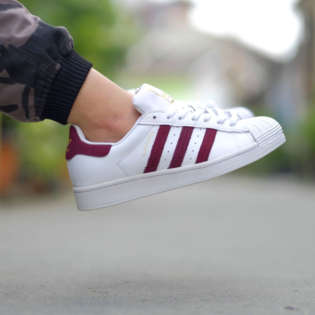 Giày thể thao Adidas Superstar màu trắng 100% hàng chính hãng