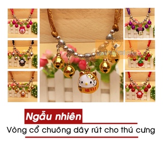 Vòng cổ nhiều chuông mèo thần tài cho chó mèo