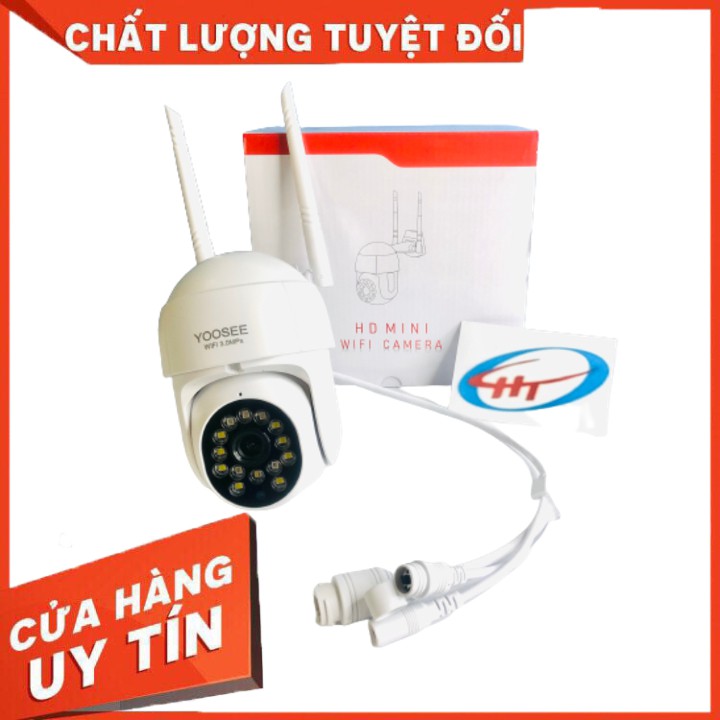 Camera ngoài trời Yoosee PTZ 3.0MP Ultra HD, Xoay 355 độ Kèm thẻ nhớ 32g đến 128g