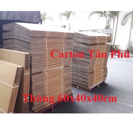 1 Thùng Carton Lớn 60x40x40 Cm - Thùng carton TP chuyển nhà, dọn đồ tiện lợi