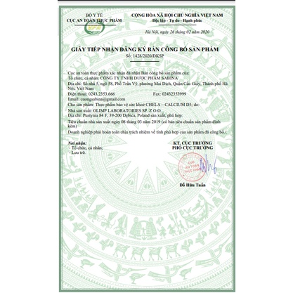 ✅(Chính Hãng)  Chela-CalciumD3 Bổ sung Canxi cho bà bầu vitamin D3, xương chắc khỏe (hộp 30v)
