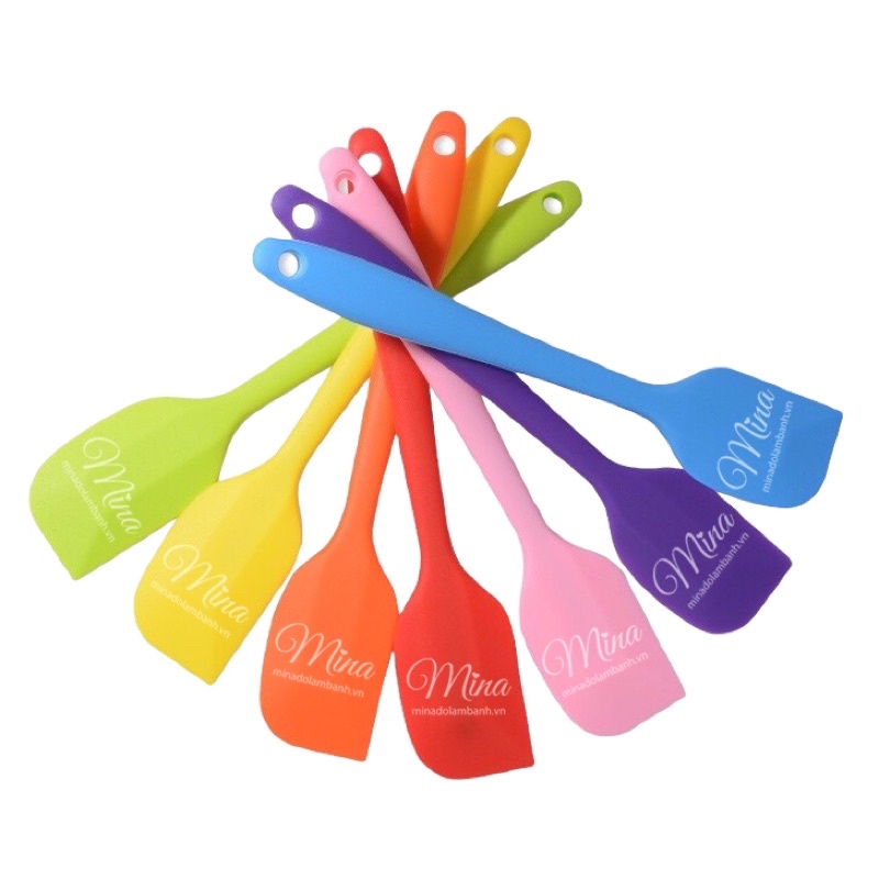 Phới Trộn dẻo/Phới Dẹt Spatula Silicone đúc