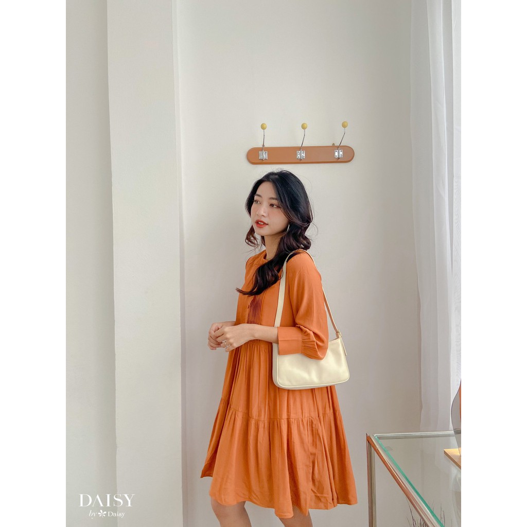 2002881- Váy babydoll tơ xếp ly ngực Daisy | BigBuy360 - bigbuy360.vn