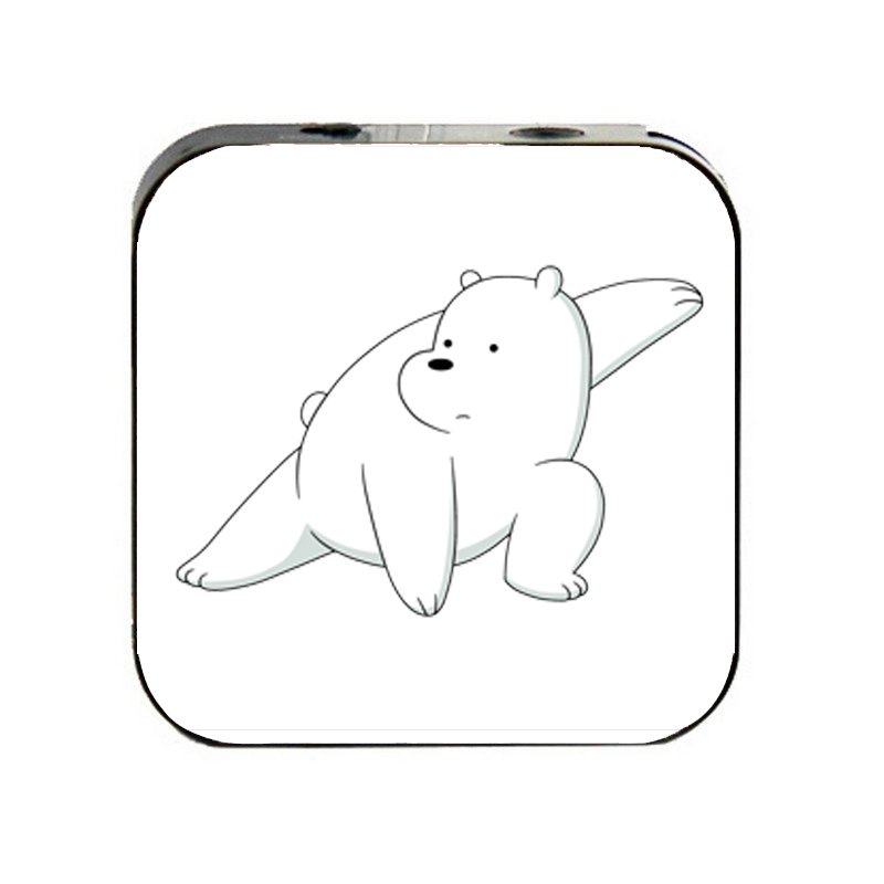 Máy nghe nhạc mp3 IN HÌNH CHÚNG TÔI ĐƠN GIẢN LÀ GẤU anime chibi cầm tay mini tặng tai nghe dây cắm & dây sạc