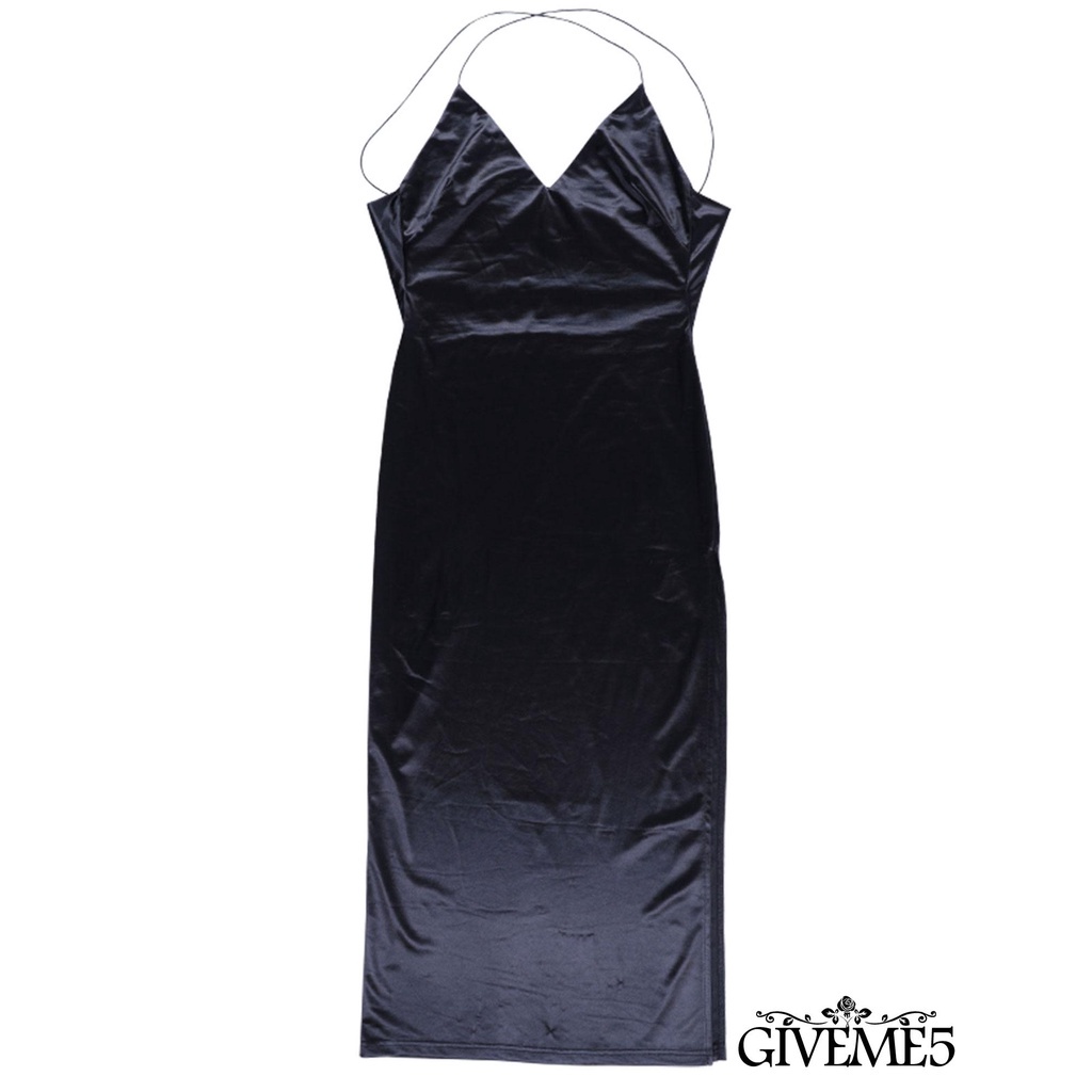 Đầm nữ hay dây cổ chữ V hở lưng quyến rũ