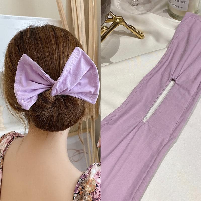 [Sỉ lẻ] Búi Tóc Nơ Tiện Dụng Hợp Thời Trang thanh lịch sành điệu giá rẻ cho nữ HOT TREND Hàn Quốc - Noisocks