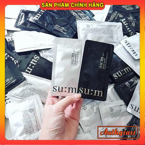 Combo Miếng Sum thải độc sủi bọt Sum37 Bright Award Bubble-De Mask