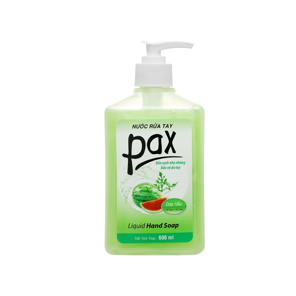 Nước rửa tay Pax hương dưa hấu chai 600ml