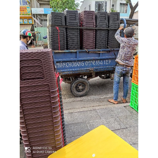 Ghế lùn đan mây cao cấp