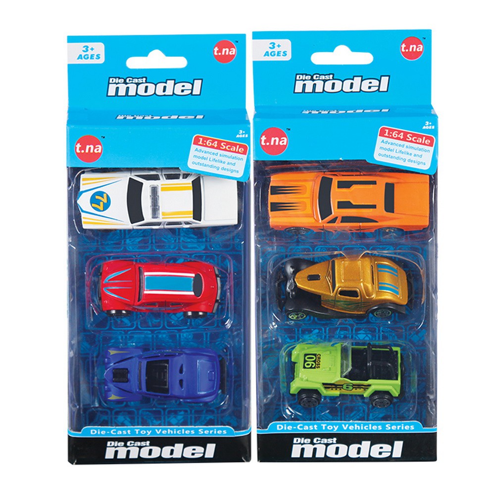 Đồ Chơi Bộ 3 xe mô hình kim loại TNA (1:64) TN-1018I
